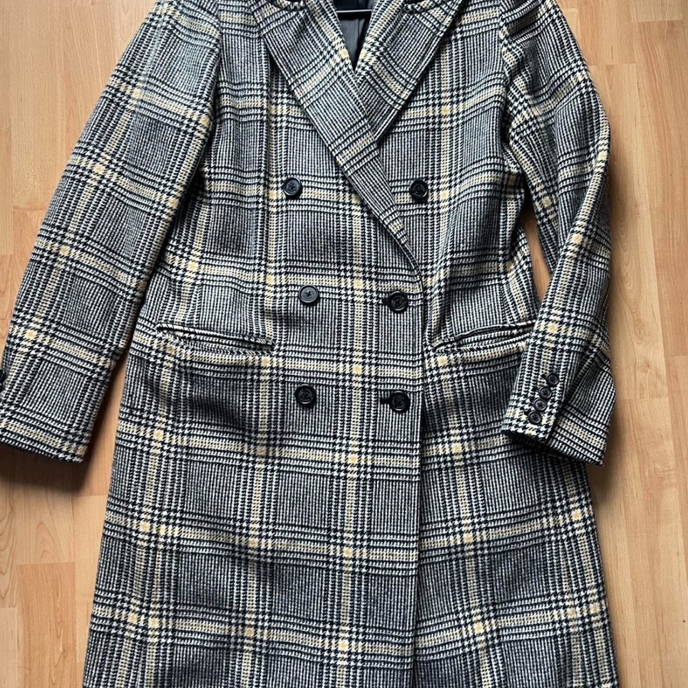 Lauren Ralph Lauren Checkered Jacket in Black and Cream